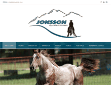 Tablet Screenshot of jonssonqh.com